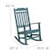 Flash Furniture Winston All-Weather Rocking Chair in Teal Faux Wood, PK2 2-JJ-C14703-TL-GG - alternate 8
